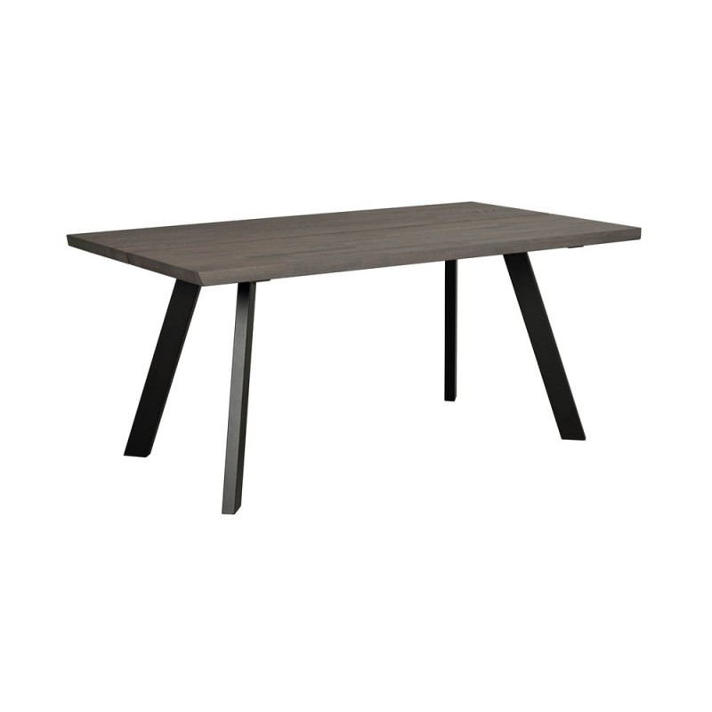 RO Fred Dining Table 170x95 Dark Brown/Black